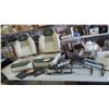Image 1 : 20lbs Boat Anchor with Lanyard, 2 Boat Seats with Swivel and Mounts
