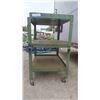 Image 2 : Metal 3 Tier Parts Table on Wheels 20 1/2'' x 26 1/4'' x 36'' Tall