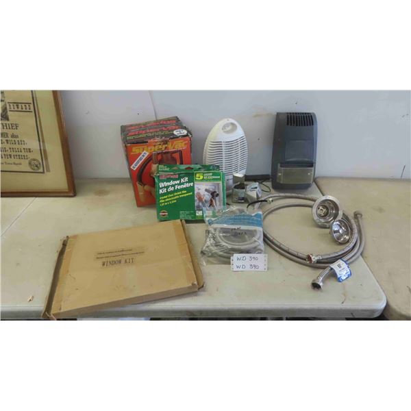 Super Wet and Dry Vac , Window Kit, New Old Stock Washing Machine 