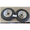 Image 1 : 2 Trailer Tires 4.80 x 4.00 x 8