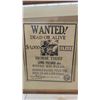 Image 2 : Framed 'Wanted' Picture 22'' x 26''