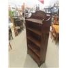 Image 2 : Vintage Oak Open Shelf/Book Case 65'' x 29'' x 11''