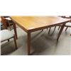 Image 2 : Teak Table 29'' x 37 1/2'' x 54'' with 4 Chairs - Some Discoloring