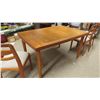 Image 3 : Teak Table 29'' x 37 1/2'' x 54'' with 4 Chairs - Some Discoloring