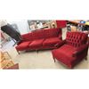 Image 1 : Red Couch and Love Seat