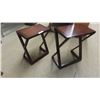 Image 1 : 2 Nesting Stands - Largest Measures 24'' x 12'' x 19 1/2''