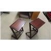 Image 3 : 2 Nesting Stands - Largest Measures 24'' x 12'' x 19 1/2''