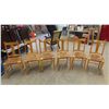 Image 1 : 6 Matching Kitchen Chairs 