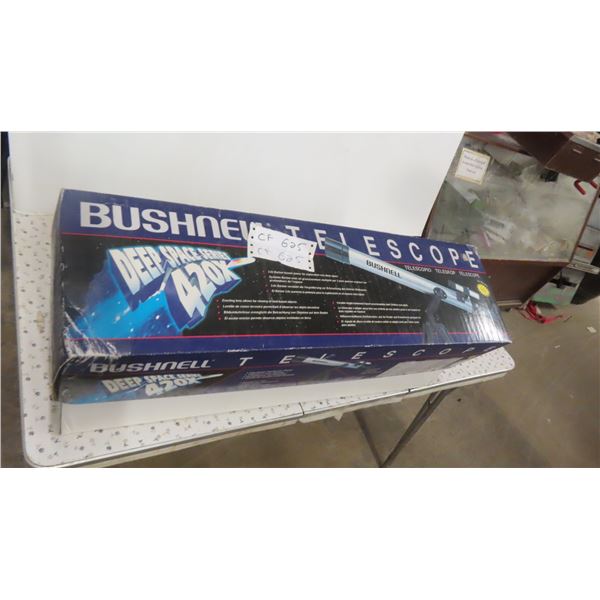 New Bushnell Telescope Model 78-9512 Deep Space Series 420x 