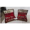 Image 1 : 2 Wood Chests with Flatware/Silverware