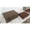 Image 8 : 2 Wood Chests with Flatware/Silverware