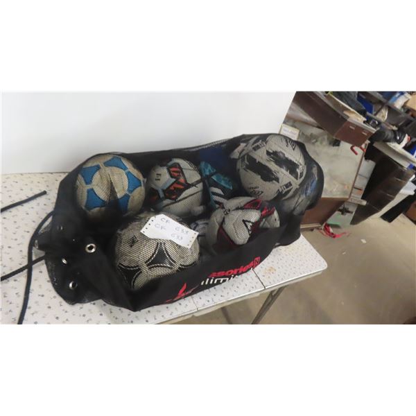 Sports Bag Full of Soccer Balls