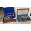 Image 1 : 2 Wood Chests with Flatware/Silverware
