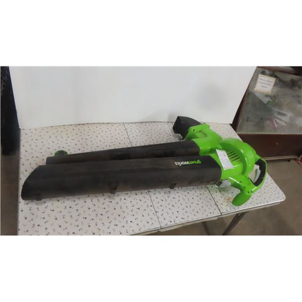Greenworks Electric Power Yard Blower 12Amp