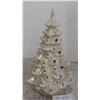 Image 2 : Ceramic Christmas Tree with Lights 19'' Tall