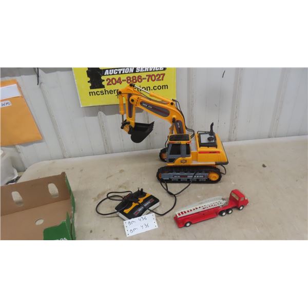 Tonka Ladder Firetruck, Remote Control Crane 