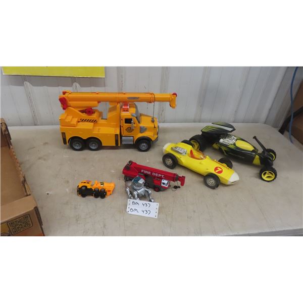 Crane Truck, Various Toys