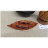 Image 3 : 5'' Monkey Pod Wood Pineapple Shaped Bowl, Hand Carved Teak