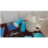 Image 2 : Set of Vintage Blue Melmac Cups , Vintage Blue Dorchester Dinnerware 