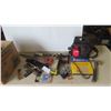 Image 1 : Milwaukee Tool Belt, Saw, Level, Hammers, Wrecking Bar, Sandpaper, 