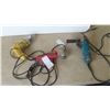 Image 1 : 3 Power Tools: Tin Nibbller, Makita Angle Grinder, Mastercraft Tool