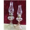 Image 3 : 5 Oil Lamps with Chimneys