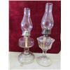 Image 2 : 5 Oil Lamps with Chimneys   