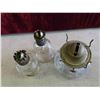 Image 8 : Variety of Oil Lamps All Without Chimneys Some Without Burners