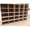 Image 8 : Metal Pigeon Hole Shelving Unit 31 1/2'' x 55'' x 78''