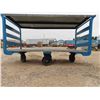 Image 3 : Metal Wheeled Cart/Table with Shelf 69'' x 30 1/2'' x 37'' 