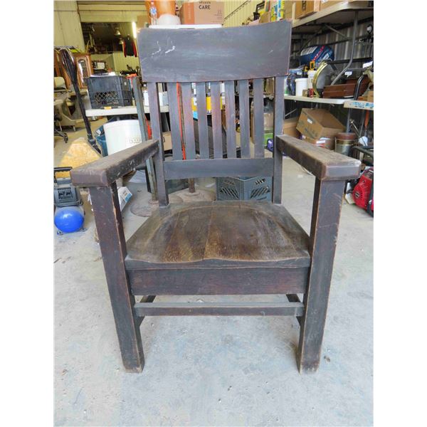 Wood Arm Chair