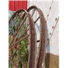 Image 2 : 2 Steel Wagon Wheels 56'' Across