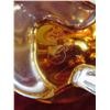 Image 2 : Chalet Amber Art Glass 6 1/2'' x 17 1/2'' 