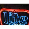 Image 5 : Vintage Neon Miller Lite 3 Color Sign 21'' x 17'' -Works