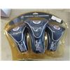 Image 2 : New 3 Pack Golf Club Head Covers, 4 PGA Tour Pro Dual Brush Cleaner, 