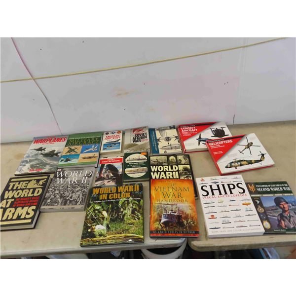 Books: World War 2, The World at Arms, War Planes, The Vietnam War & Others