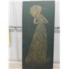 Image 3 : Vintage Brass Rubbing Picture 14 3/4'' x 32 1/2'' - Some Water