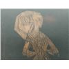 Image 4 : Vintage Brass Rubbing Picture 14 3/4'' x 32 1/2'' - Some Water