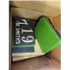 Image 3 : Box of Various Sized Plaques with Changeable Letters 