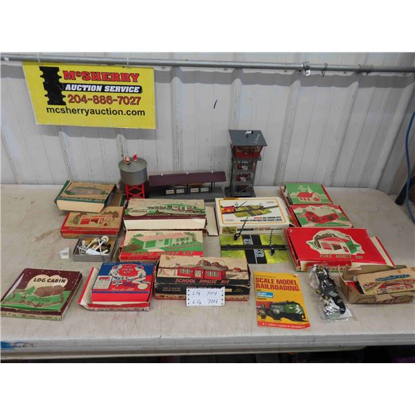 Model Railroad Buildings Various Scales Some Vintage