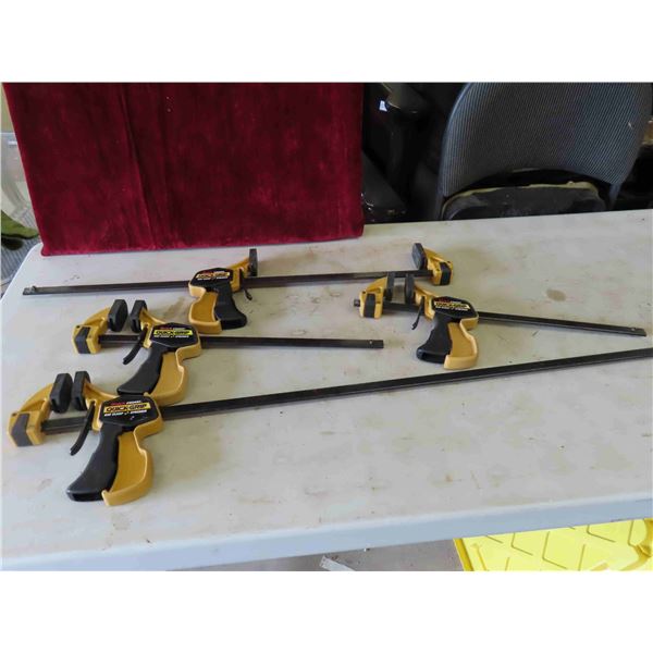 4 Quick Grip Bar Clamps