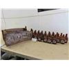 Image 1 : Pepsi Cola Crate 19 1/2'' x 12'' x 8'' with 23 Webbs Stubby Bottles