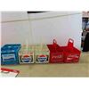 Image 6 : 13 Plastic Bottle Carriers , 7 Cardboard Carriers: Pepsi, Coke, The Pop Shoppe