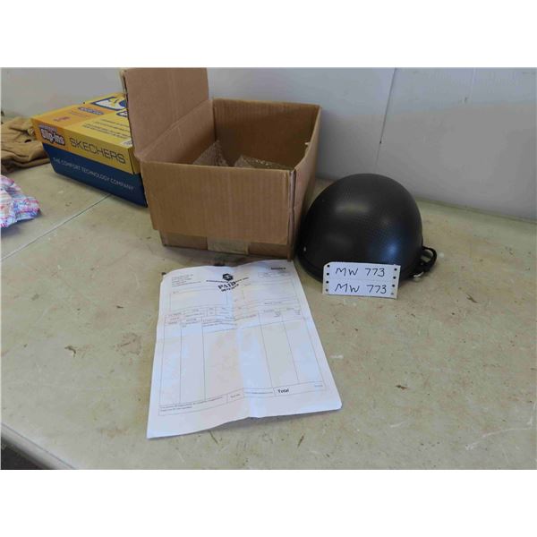 1/2 Shell Carbon Matte Finish Helmet Size Large