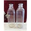 Image 2 : Punch Bowl, 2 Vintage Milk Bottles, New 3 Piece Brass Tulip Candlestick 