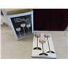 Image 7 : Punch Bowl, 2 Vintage Milk Bottles, New 3 Piece Brass Tulip Candlestick 