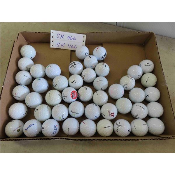 Box of Assorted Golf Balls (Clean)