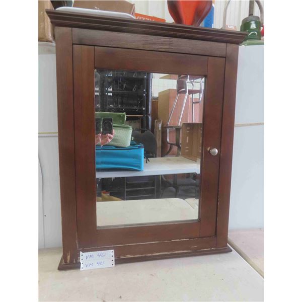 Wood Medicine Cabinet 24 3/4'' x 4 3/4'' x 30'' High