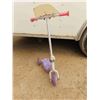 Image 8 : Girls Frozen Bicycle with Training Wheels 12'' , 3 Wheeled Scooter 