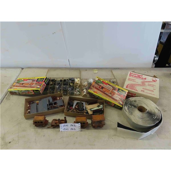 Model Train Supplies : Instant Road Bed , Parts Buildings & More 